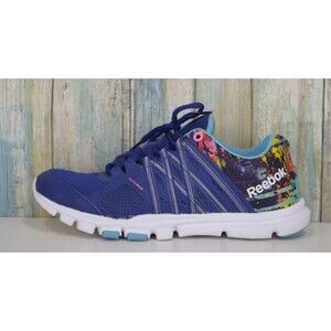 Reebok Yourflex Trainette 8.0 Women's Size 6 Blue Splash Multi-Color V72516